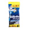 Gillette Mėlyna 3 vienkartinis skustuvo peiliukas 6 U