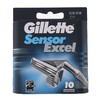 Gillette Sensor Excel skustuvo galvutės, 10 vnt.