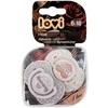 LOVI 22/868 Dinaminis silikoninis čiulptukas 6-18 m 2vnt I Love