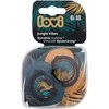 LOVI 22/903 Dinaminis silikoninis čiulptukas 6-18m 2vnt Jungle Vibes Boy