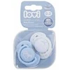 LOVI silikoninis čiulptukas, Baby Shower Boy, 0-2mėn., 2 vnt., 22/900boy