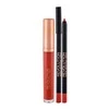 Rinkinys „Makeup Revolution“: „Retro Luxe“ lūpų pieštukas „Regal“, 1 g + „Retro Luxe“ matiniai skysti lūpų dažai „Regal“, 5,5 ml