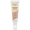 "Max Factor Miracle Pure" odą puoselėjantis makiažo pagrindas 24h Hydration Spf30 82-Deep Bronze 30ml