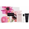 Narciso Rodriguez For Her rinkinys moterims (EDP, 100 ml + EDP, 10 ml + kūno losjonas, 50 ml)