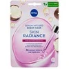 Nivea Skin Radiance Serum Infused Sheet Mask veido kaukė