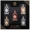 Orientica Luxury Collection EDP rinkinys unisex (EDP Royal Amber 7,5 ml + EDP Royal Bleu 7,5 ml + EDP Velvet Gold 7,5 ml + EDP Oud Safron 7,5 ml + EDP Amber Rouge 7,5 ml)