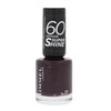 Rimmel London 60 Seconds Super Shine Nagų lakas Moterims 8 ml, 345 Black Cherries