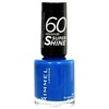 Rimmel London 60 Seconds Super Shine Nagų lakas Moterims 8 ml, 320 Rapid Ruby