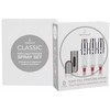 Travalo Classic HD SET Sidabrinis pildomų kvepalų buteliukų (atomaizerių) rinkinys, 3 x 5 ml