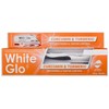 White Glo Baltas Glo Curcumin & Turmeric Dantų pasta balinanti dantų pasta su kurkuminu ir ciberžole 150g/100ml + dantų šepetėlis