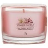 Yankee Candle Rožinė vyšnių ir vanilės kvapo žvakė