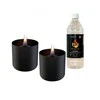 Tenderflame Gift Set, 2 Tabletop burners + 0,7 L fuel, Lilly 10 cm juodas
