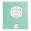 Albumas GOLDBUCH 15 181 Welcome little one mint 30x31/60psl | balti lapai | kampučiai/lipdukai | knyginio rišimo pažeista pakuotė