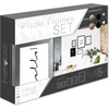 Nuotraukų rėmelis Rėmelis STYLER GRAPHICS Sidabrinis SET 2x10x15/2x15x21/1x21x30 juodas-sidabrinis| 15mm