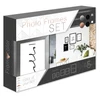 Nuotraukų rėmelis Rėmelis STYLER GRAPHICS Sidabrinis SET 2x10x15/2x15x21/1x21x30 juodas-sidabrinis| 15mm