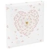 Svečių-užrašų knyga GOLDBUCH 48062 Golden Heart 23x25 176psl | balti lapai [V]