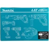 Makita Akumuliatorinių įrankių komplektas DLX6141TX1 18V