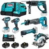 Makita Akumuliatorinių įrankių komplektas LXT® DLX6135TX1 LXT® 18V
