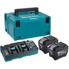 Makita Akumuliatorių ir kroviklio komplektas XGT®, 40Vmax PSKGPE2J XGT® • 40Vmax • 2vnt 8.0Ah • DC40RB
