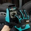 Makita D30 SMŪGIAMS ATSPARIOS PIRŠTINĖS, M P-84567 Delnų sritis apsaugota su D30 medžiaga