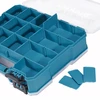 Makita Dvipusis plastikinis priedų dėklas su 24 nuimamais skirtukais E-26870
