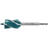 Makita Grąžtas medienai su 4 grioveliais ir 4 pjaunančiomis briaunomis, 32x165 mm, su 1/4" šešiakampiu koteliu E-26705