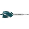 Makita Grąžtas medienai su 4 grioveliais ir 4 pjaunančiomis briaunomis, 38x165 mm, su 1/4" šešiakampiu koteliu E-26727