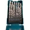 Grąžtas Makita Grąžtų komplektas 25 vnt. (1-13mm) metalui HSS-G D-67555