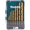 Grąžtas Makita HSS-TiN metalo grąžų rinkinys iš 10 vnt. D-72849