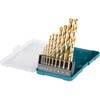 Grąžtas Makita HSS-TiN metalo grąžų rinkinys iš 10 vnt. D-72849
