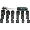 Makita IMPACT Juodas 1/2" smūginių sukimo galvų rinkinys, 19 vnt. E-30069