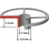 Makita Kopijavimo žiedas 11x12,7x11,5mm RP1110C 193333-1