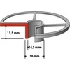 Makita Kopijavimo žiedas 14,5x16x11,5mm RP1110C 193334-9