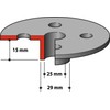 Grąžtas Makita Kopijavimo žiedas 25x29x15mm 3612C, 3620, RP0900, RP2300FC 163080-8