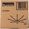 Makita Minkštų šoninių šepetėlių komplektas dulkių siurbliui-robotui DRC300 191P26-0