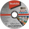Makita pjovimo diskas 125X1,2x22.23mm, MULTI MATERIAL