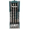 Grąžtas Makita SDS-PLUS Grąžtų Komplektas (6 mm, 8 mm, 10 mm, 12 mm x 160 mm) D-74756