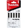 Makita Siaurapjūklio pjūkleliai B-K 75MM 5Vnt. Popieriui, kamšciui, gumai, odai. A-80416