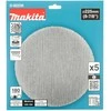 Makita Šlifavimo tinklelis sienų glaistui šlifuoti (5 vnt.), φ225mm, A180 D-82236 DSL801