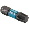 Makita Sukimo antgalis , T40X25mm, 25vnt. IMPACT Juodas E-12669