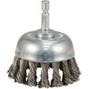 Makita Taurės formos 65mm, su 1/4'' šešiakampiu antgaliu, Nerūdijantis plienas (Sukta viela) D-76691