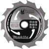 Makita T.C.T. pjūklas M-FORCE 165X2X20mm 15° T10 B-31918 T.C.T • 165 x20 mm • T10 • 15° • Medienai