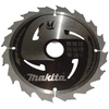 Makita T.C.T. pjūklas M-FORCE 185X2X30mm 15° T16 B-31968 T.C.T • 185 x30 mm • T16 • 15° • Medienai