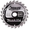 Makita T.C.T. pjūklas medienai 165X1.50X20mm 20° T24 SPECIALIZED 5 vnt. B-09173-5