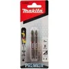 Makita Torsion sukimo antgalis Dbl-End, PH2-65mm, 2vnt. Impact Premier E-06286 PH2 - PH2 • 65 mm • Dbl-End • 1/4" • 2 vnt