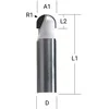 Makita U formos griovelių freza 15,8x12,7 mm/ 44,5mm, 8mm Kotelio skersmuo D-68301