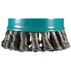 Makita Vielinė šlifavimo taurė, sukta viela, 0.5mm, Ø 80 mm, X-LOCK D-73380