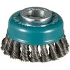 Makita Vielinė šlifavimo taurė, sukta viela, 0.5mm, Ø 80 mm, X-LOCK D-73380