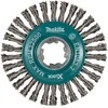 Makita Vielinis šlifavimo diskas, sukta viela, 0.5mm, Ø 115 mm, X-LOCK D-73411
