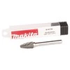 Makita Freza tiesiniam šlifuokliui, kotelis 6 mm, forma SA 10x20 mm B-52788 metalui, nerūd. plienui.